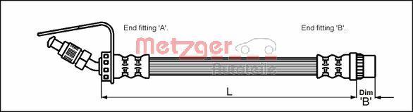 METZGER 4114762 4114762 FÉKCSO - METZGER